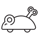 Mouse toy icon