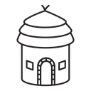 Mud hut icon