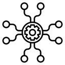 Multichannel marketing icon