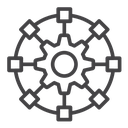 Multichannel marketing icon