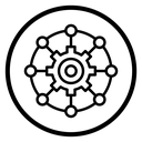 Multichannel marketing icon