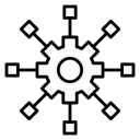 Multichannel marketing icon