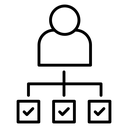 Multitask Person Checkboxes icon