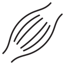 Muscle fiber icon