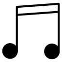 Music Beamed Note icon