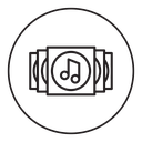 Music collection icon