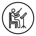 Music conductor icon