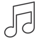 Music note 4 icon