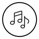 Music note icon