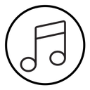 Music note icon