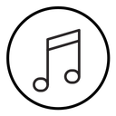 Music note icon