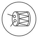 Muslim drum icon