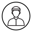 Muslim man icon
