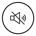 Mute sound icon