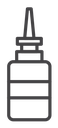Nasal spray bottle icon