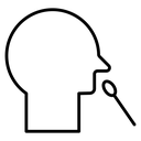 Nasal swab icon