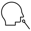 Nasal swab icon