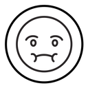 Nauseated emoji icon
