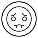 Nauseated emoji icon