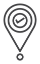 Navigation pin icon