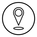 Navigation pin icon