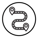 Navigation route icon