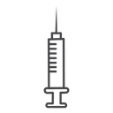 Needle Black Outline icon