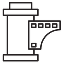 Negative film icon
