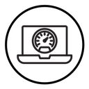 Network speed test icon