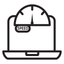 Network speed test icon