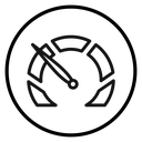 Network speed test icon