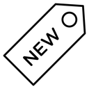 New Ribbon Black Outline icon