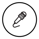 News microphone icon