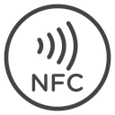 NFC Signal Badge icon