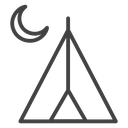 Night camping 2 icon