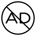 No audio description icon