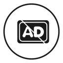 No audio description icon
