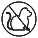 No cats allowed icon