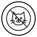 No cats allowed icon