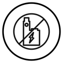 No Electronic Vaping icon