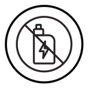 No Electronic Vaping icon