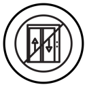 No Elevator Sign icon
