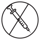No vaccine icon