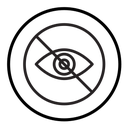 No view icon