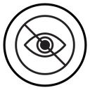 No view icon