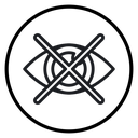 No view icon
