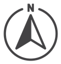 North icon