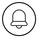 Notification bell icon