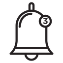 Notification bell icon