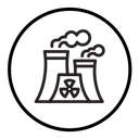 Nuclear power plant icon
